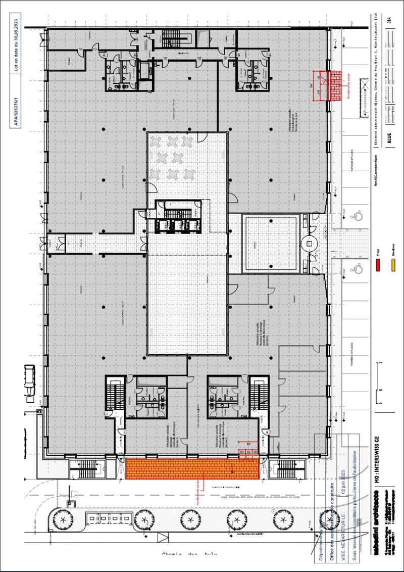 Surfaces mixtes à louer - Plan-les-Ouates - Dès 381 m2 - Immeuble moderne (9)