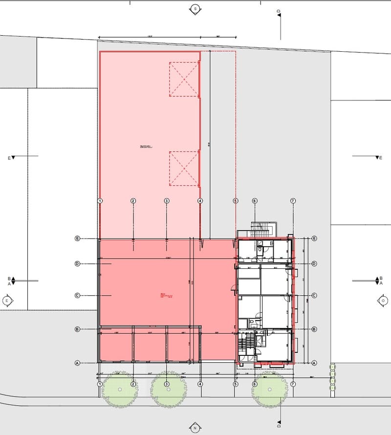 Halle industrielle à louer - Plan les Ouates - Rez-de-chaussée (5)