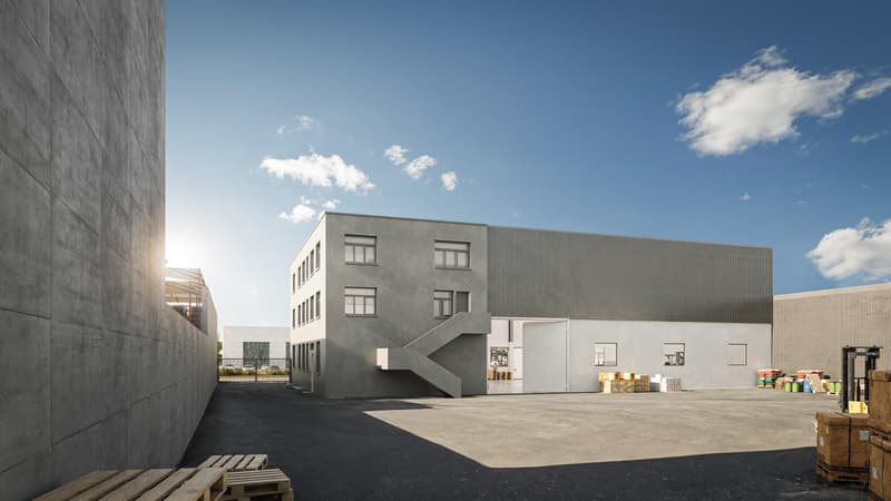 Halle industrielle à louer - Plan les Ouates - Rez-de-chaussée (2)
