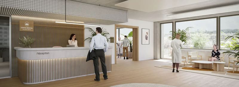 Bureaux neufs à 5mn de la gare - Central Malley à Prilly - Modernes et lumineux (4)
