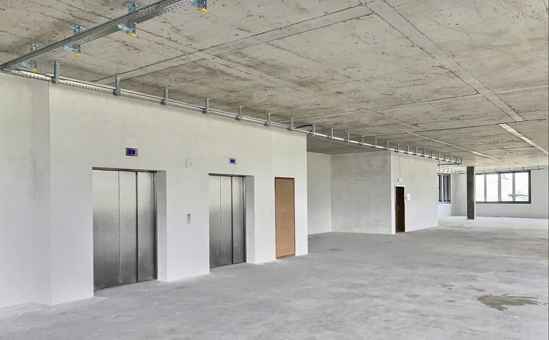 Surfaces mixtes à louer – Meyrin ZIMEYSA – De 75 à 1'000 m² – Immeuble moderne & lumineux (8)
