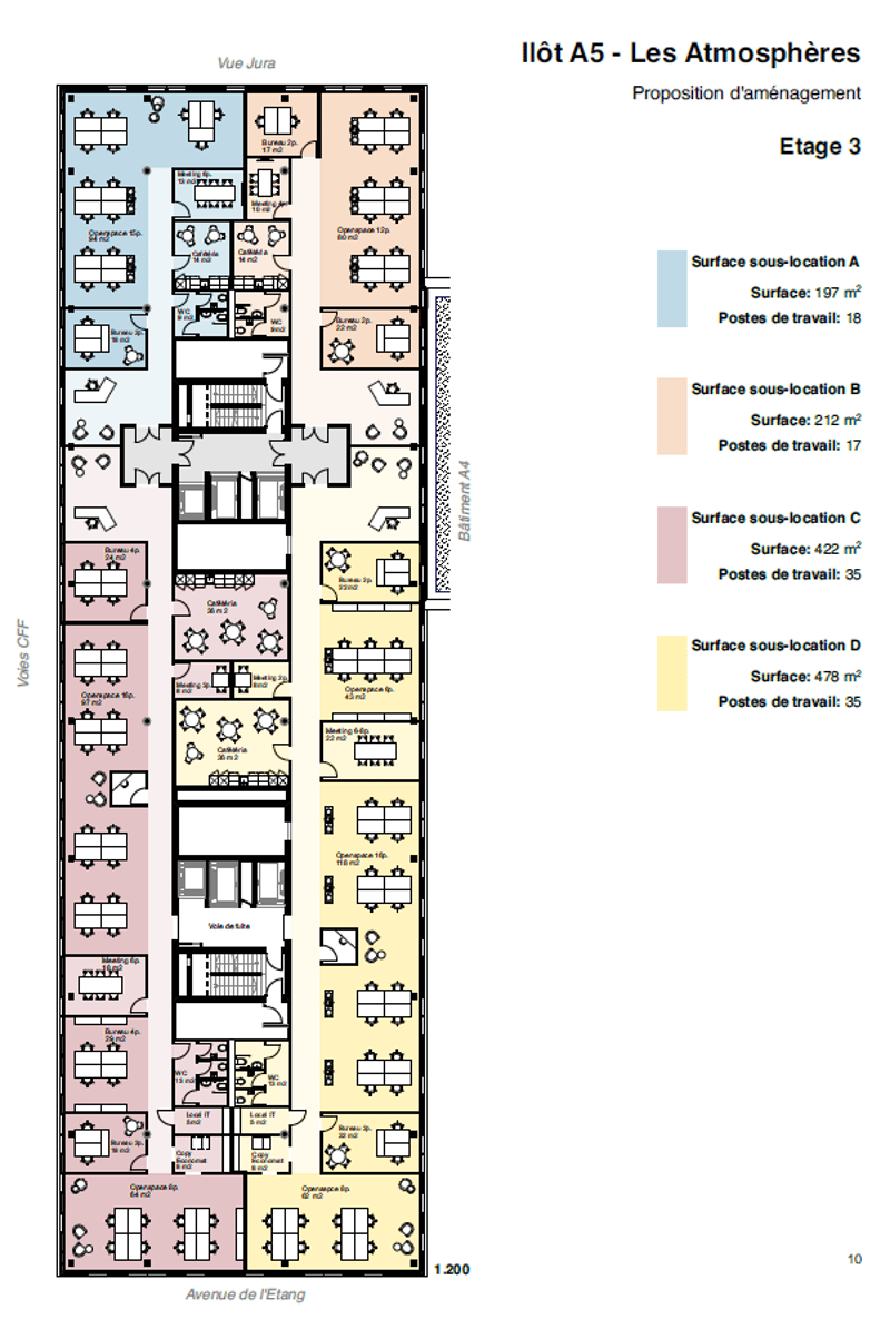 Bureaux premium à louer, secteur aéroport, au sein du quartier de l’étang à Genève (6)