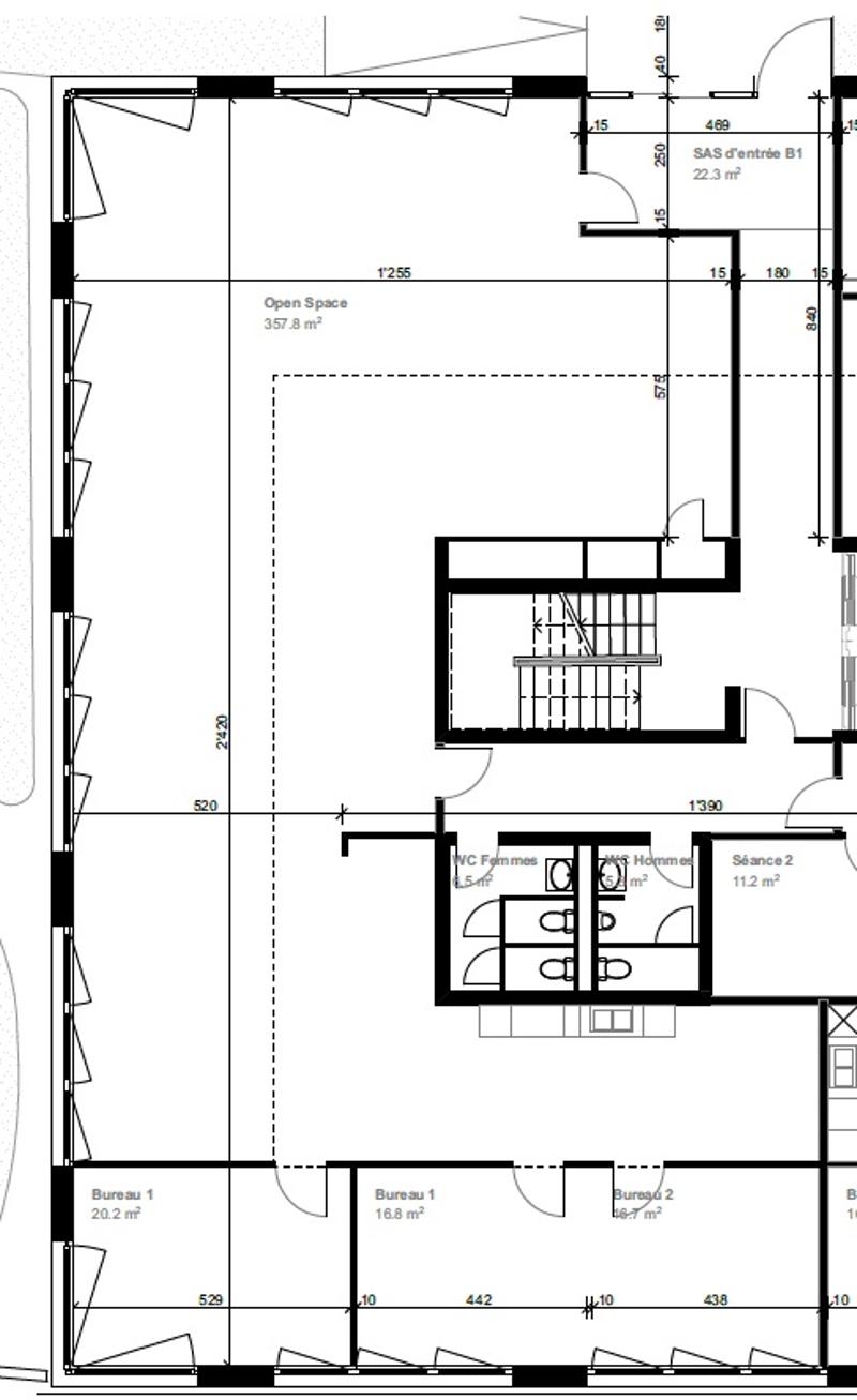 Surface de bureaux à louer de 266 m2 à Lausanne (9)