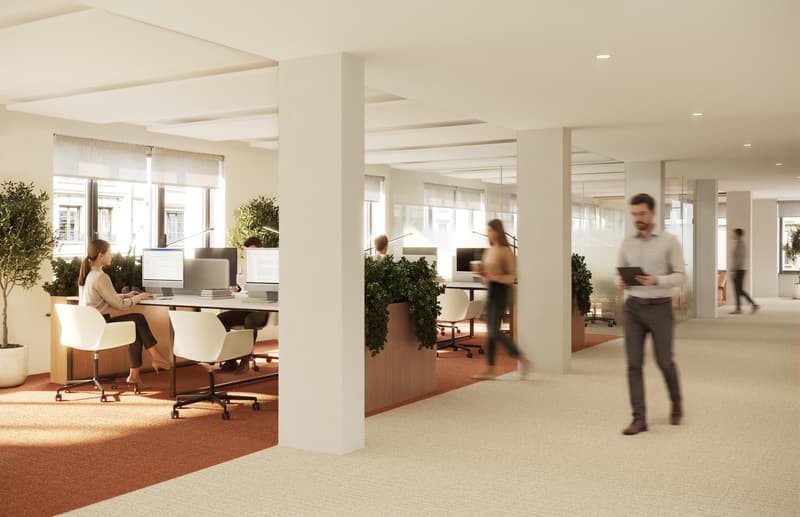 Bureaux prime à louer, centre-ville de Genève, Boulevard Georges Favon 7, dans un immeuble rénové offrant un environnement de travail optimal (4)