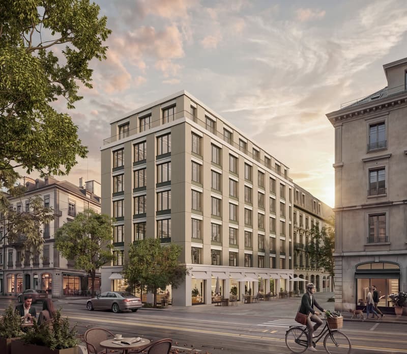 Bureaux prime à louer, centre-ville de Genève, Boulevard Georges Favon 7, dans un immeuble rénové offrant un environnement de travail optimal (1)