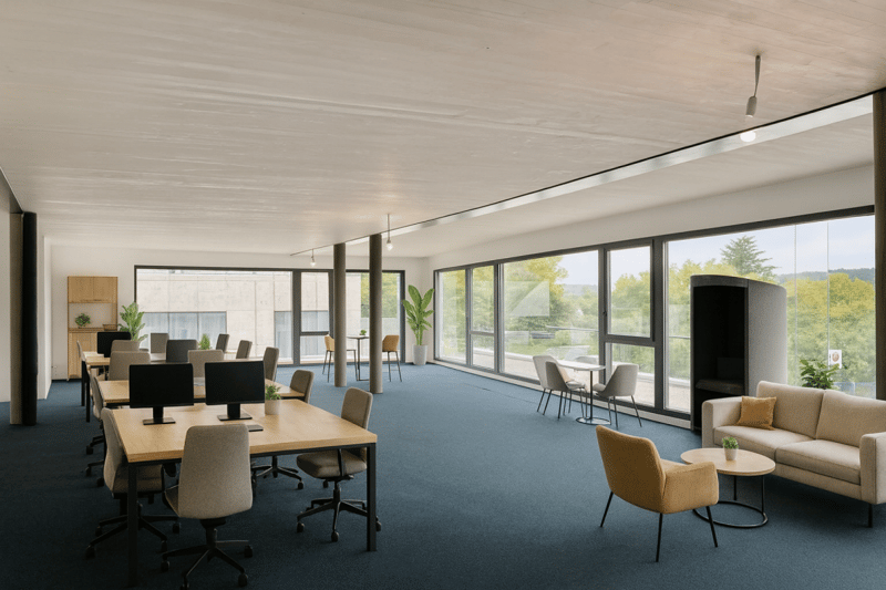 Bureaux neufs et lumineux de standing - face à la gare CFF de Bussigny ! (2)