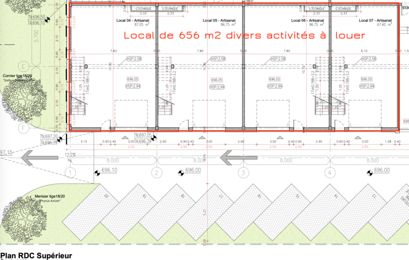Votre nouvel espace Bureau, Atelier & Production - dès 310 m2 à 1'000 m2 grande hauteur sous plafond (8)