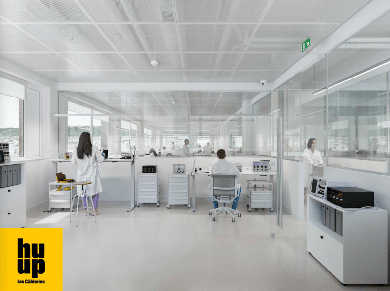 Vaudbureaux Minergie plateaux de 700 m2 divisibles dès 350 m2 au pied métro M1 et  Gare CFF (3)