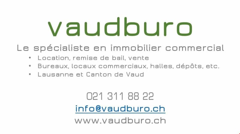 Vaud local stockage showroom depot à louer En Budron Mont-sur-Lausann (11)