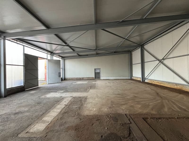 A louer: divers LOCAUX commerciaux, HALLS, TERRAINS nus et COUVERTS dans site industriel (8)