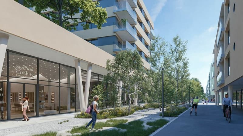 Quartier Horizons En Dorigny - Arcades commerciales et Showroom (4)