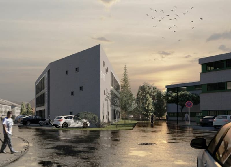 Surfaces commerciales et administratives neuves dès 350 m² à Lonay. (4)