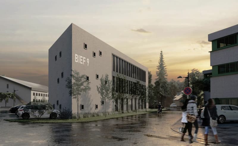 Surfaces commerciales et administratives neuves dès 350 m² à Lonay. (2)