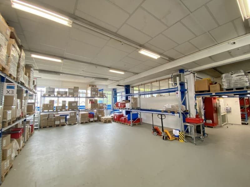 Vaud local stockage showroom depot archives à louer En Budron 600/1200 m2 (1)