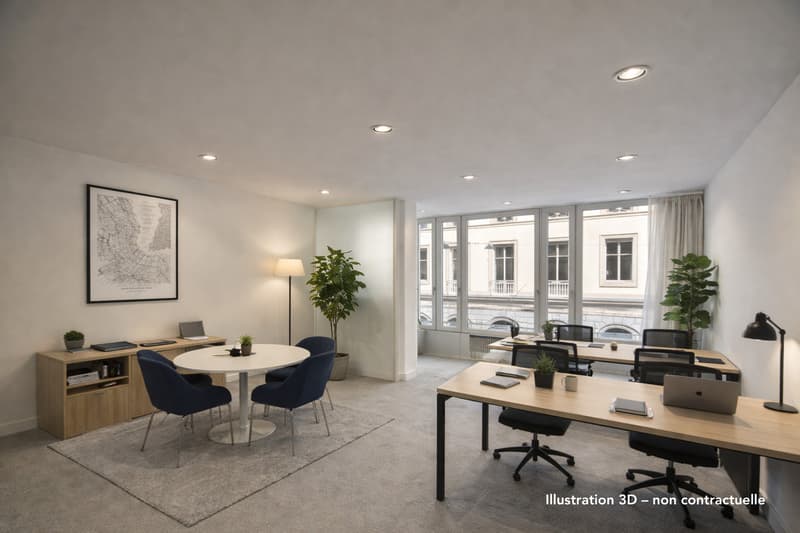 Bureaux de 150 m2 Rue du Rhône (3)