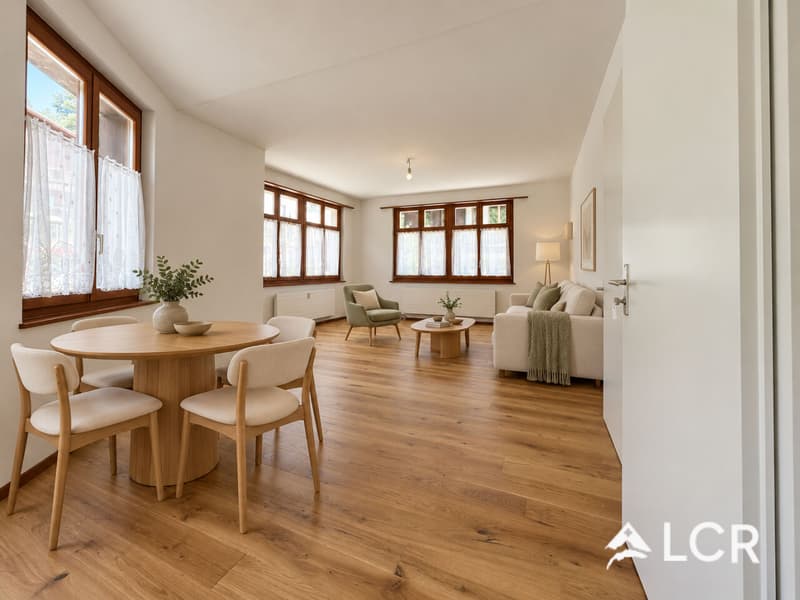 Bel immeuble / 2 Appartements et 2 commerces / rendement (9)