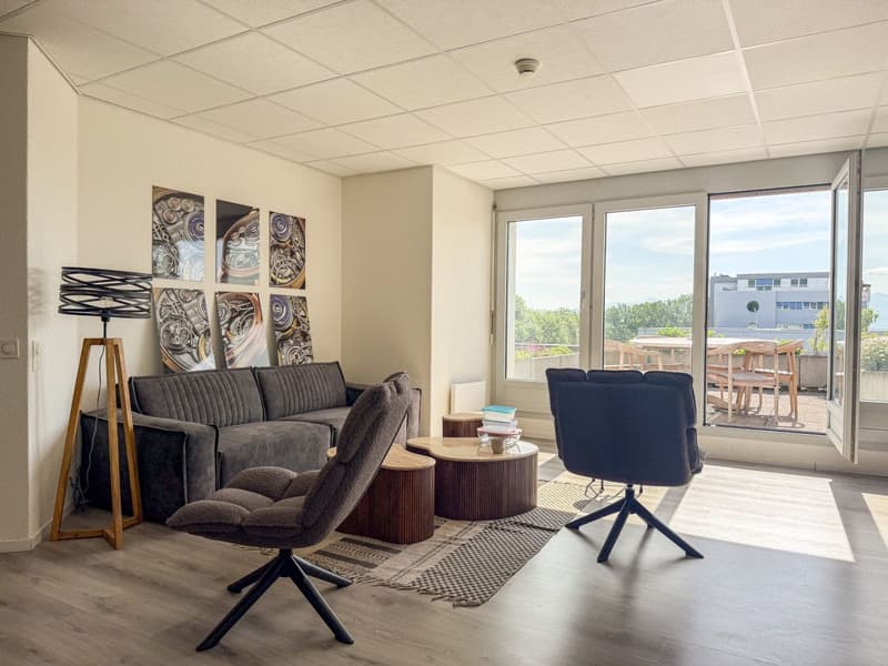 3 premiers loyers offerts - Grands bureaux à Nyon - Belle terrasse - Vue sur le lac (8)