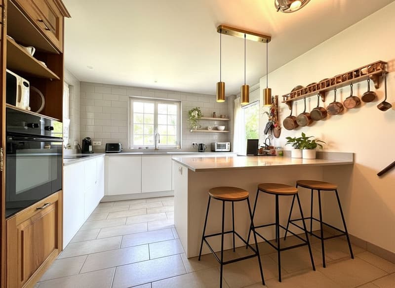 Maison individuelle de 6.5P / 4 CHB / 3 SDB / 1 Balcon / Grand jardin de 1150m² / 2 Box (5)