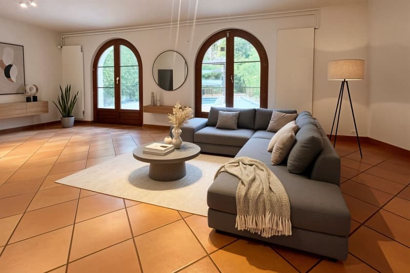À louer - Magnifique maison de village de 7.5 pièces - 260 m² - Piscine chauffée - Trélex (Nyon) (4)