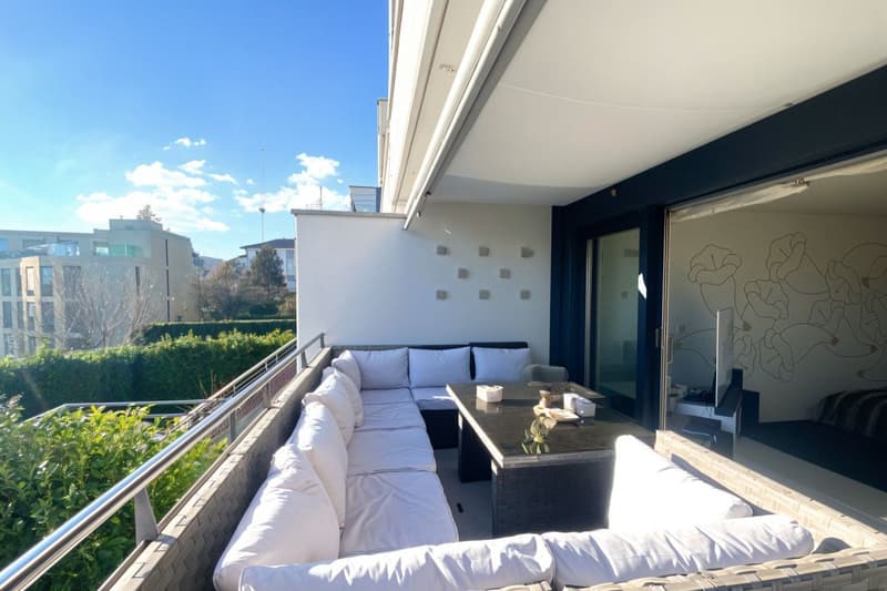 Rare à la vente - Duplex d'exception avec jardin et vue imprenable sur les montagnes (2)
