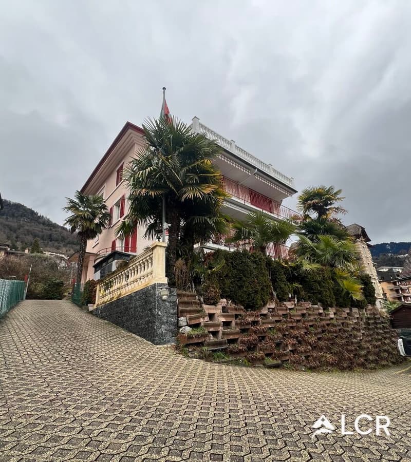Bel immeuble de rendement à Montreux / 4 appartements / 8 places de parc / Vue lac (10)