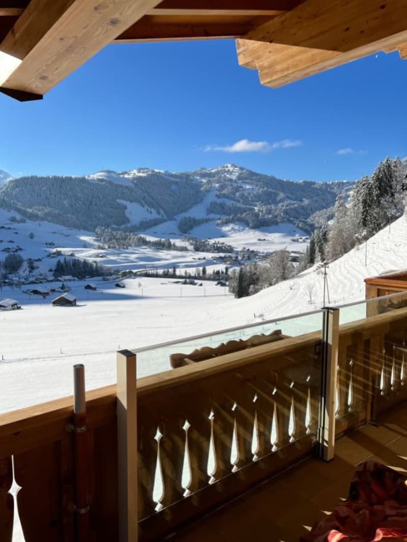 Magnifique appartement de 5.5 pièces avec vue panoramique sur les Alpes - Château-d'Oex (2)