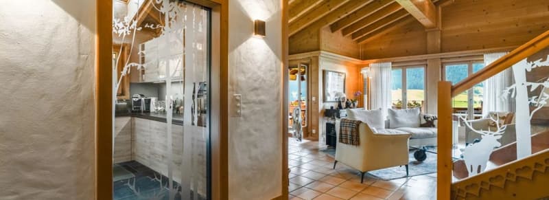 Magnifique appartement de 5.5 pièces avec vue panoramique sur les Alpes - Château-d'Oex (5)