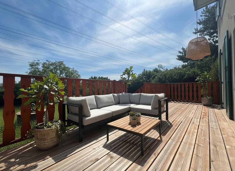 Magnifique Triplex de 4.5P / 3 CHB / 2 SDB / Balcon / Jardin privatif (10)