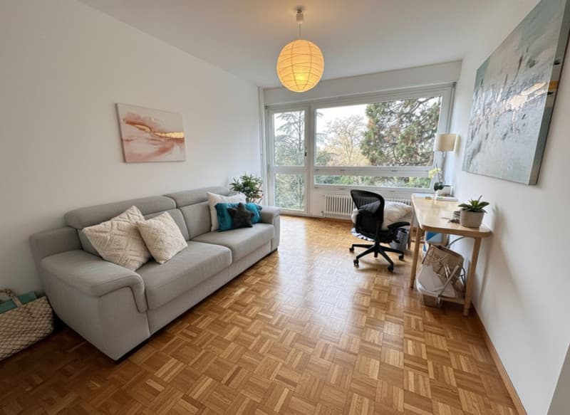 SOUS-LOCATION - Bel appartement meublé de 7.5p / 4 CHB / Balcon (9)
