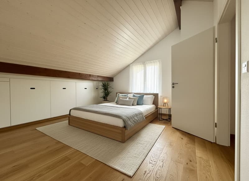 Villa individuelle rénovée de 3 chambres à coucher avec grand jardin à Bremblens-sur-Morges (9)