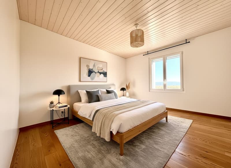Villa individuelle rénovée de 3 chambres à coucher avec grand jardin à Bremblens-sur-Morges (5)