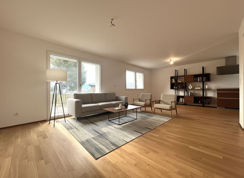 Magnifique Maison rénovée à Attalens / 3 CHB / 1 SDB / 1 Balcon / pompe à chaleur (2)