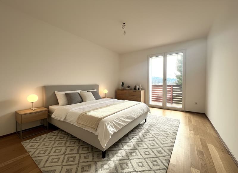 Magnifique Maison rénovée à Attalens / 3 CHB / 1 SDB / 1 Balcon / pompe à chaleur (6)