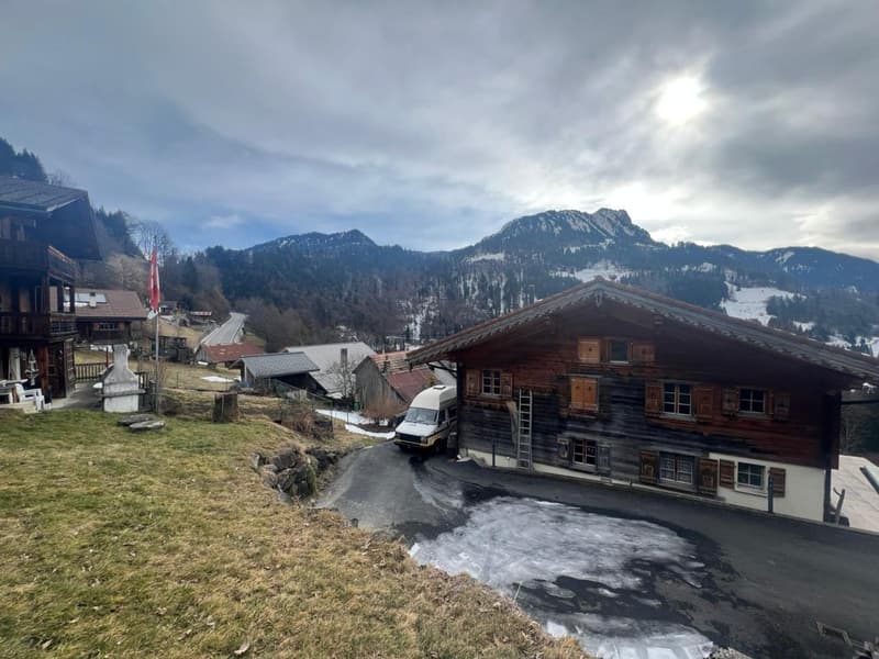 Beau chalet à rénover sur Ormont-Dessous (4)