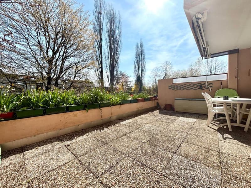 Bel appartement meublé avec grande terrasse dans quartier calme à Nyon (10)