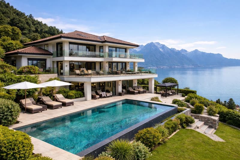 OFF MARKET - Propriété d'exception avec vue panoramique sur le lac Léman (1)