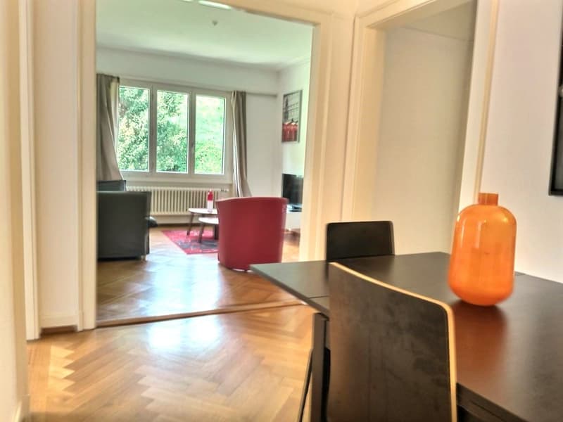 Bel appartement meublé à Lausanne / 3.5P / 2 CHB / 1 SDB / 1 Balcon (4)