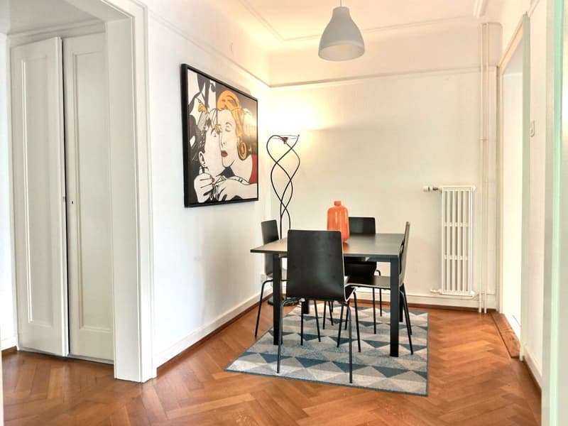 Bel appartement meublé à Lausanne / 3.5P / 2 CHB / 1 SDB / 1 Balcon (7)