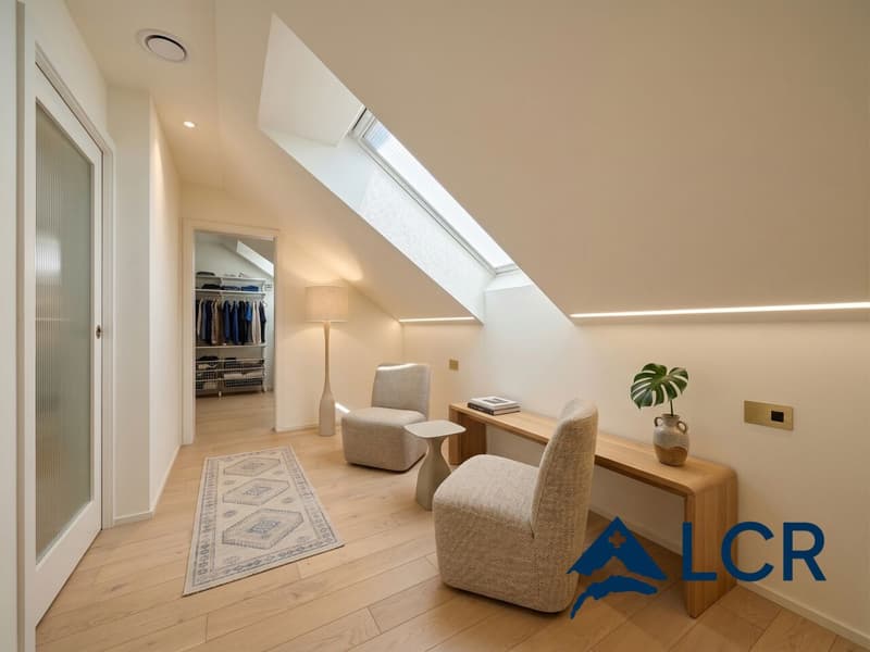 Splendide 4,5 pièces duplex en attique - Vue lac - 5 minutes de Morges (12)