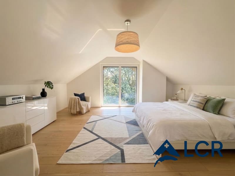 Splendide 4,5 pièces duplex en attique - Vue lac - 5 minutes de Morges (10)