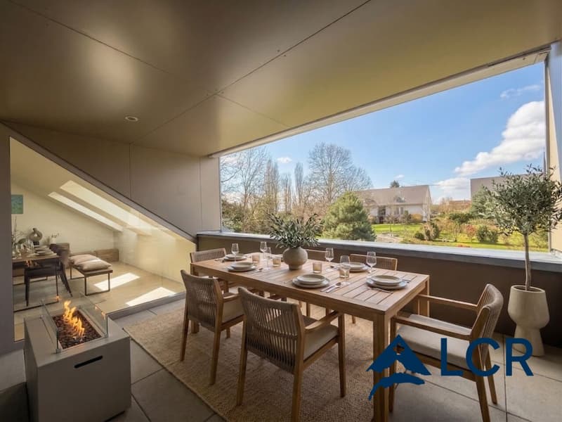 Splendide 4,5 pièces duplex en attique - Vue lac - 5 minutes de Morges (9)