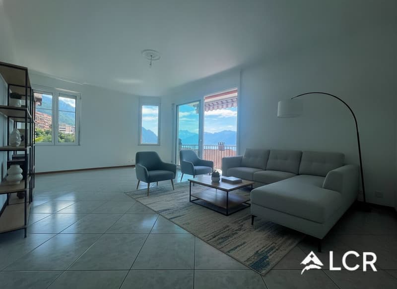 Magnifique Appartement de 5.5P / 3CHB / 1 SDB / 1 Balcon avec vue imprenable sur le Lac / MERCI de bien lire le texte (4)