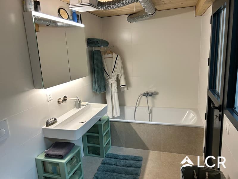 Superbe appartement neuf de 4 pièces avec jardin - Attalens (6)