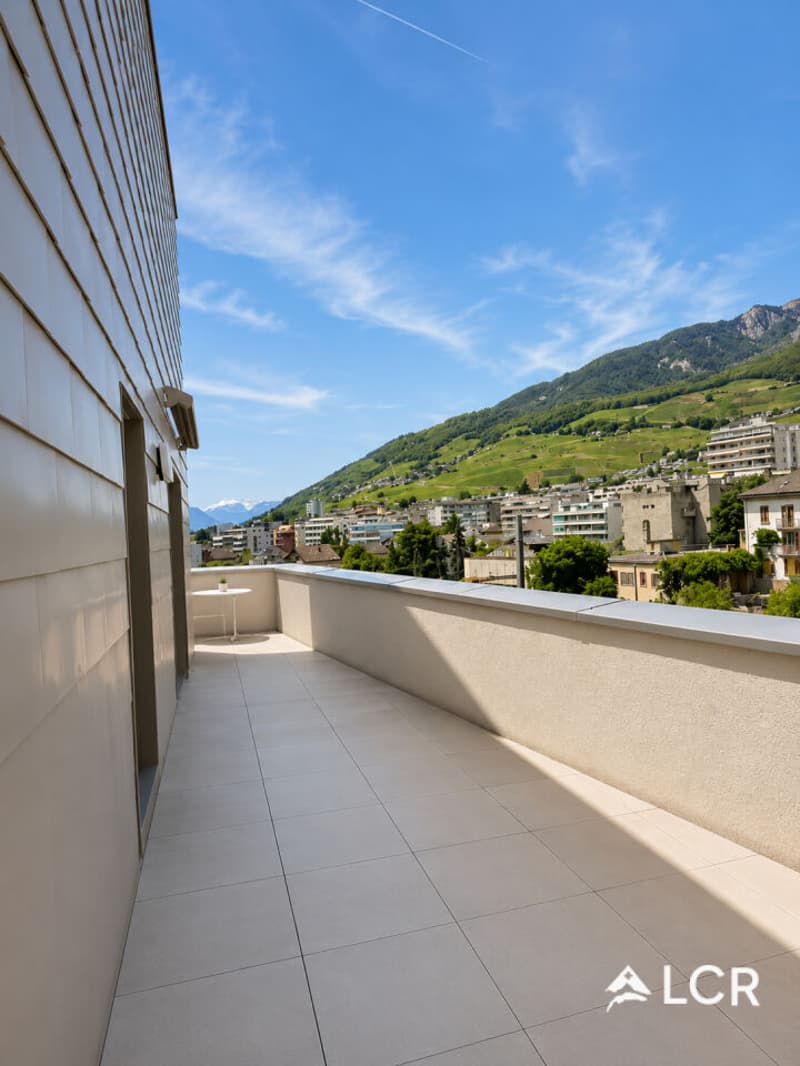 Magnifique Attique en Duplex de 4.5P / 3 CHB / 3 SDB / 1 grande terrasse / vue magnifique (10)