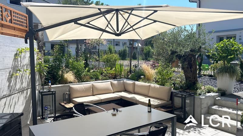 Superbe appartement neuf de 4 pièces avec jardin - Attalens (9)
