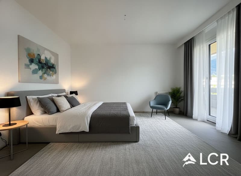 Bel appartement de 4.5P / 3 CHB / 1 SDB / 2 Balcons (7)