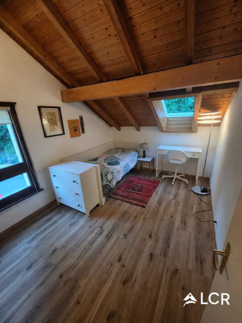 Bel appartement de 5.5pièces meublé 4 CHB / 2 SDB / 1 terrasse / 3 places de parc (6)