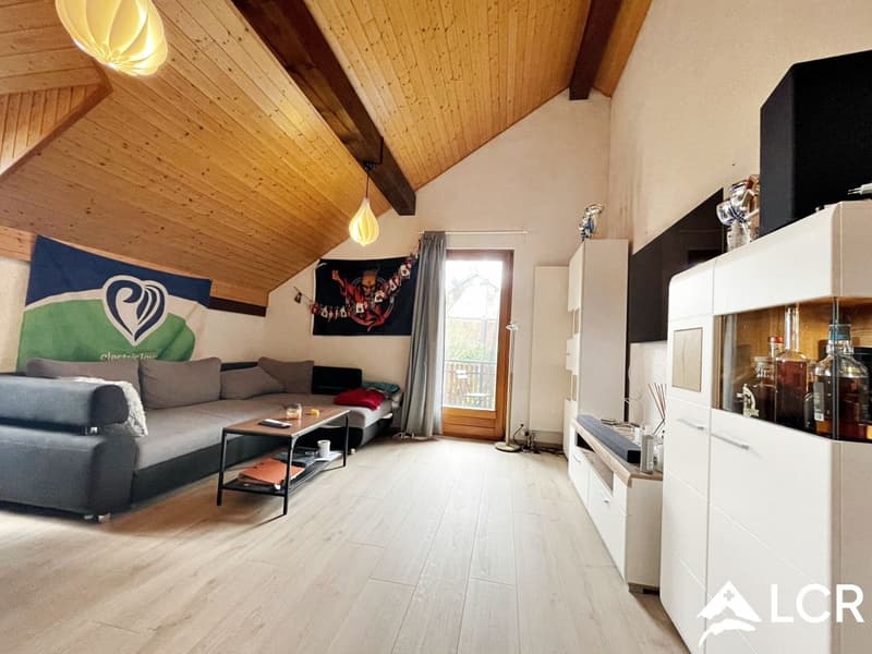 Joli appartement de 2.5 pièces avec balcon au calme à Marchissy (2)