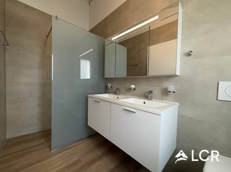 Magnifique appartement de 5.5P / 4 CHB / 2 SDB / 1 balcon / 1 Jardin /2 places de parc (4)