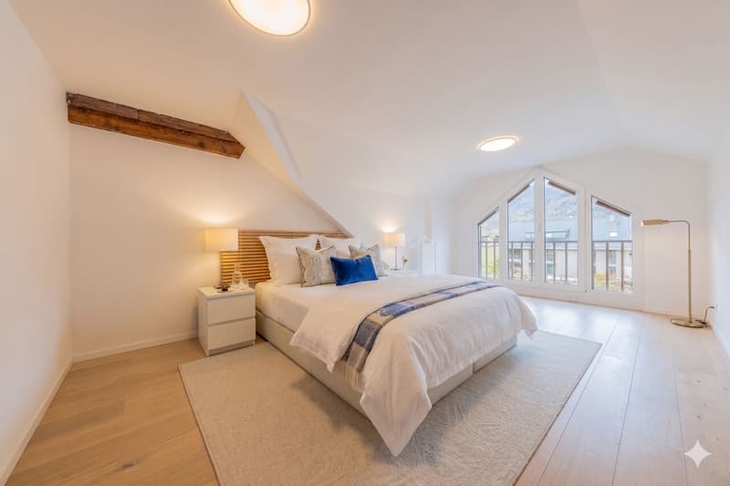 Splendide duplex de 6,5 pièces en attique - Vue sur le Mont-Blanc - 10 minutes de Nyon (6)